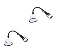 Vaguelly Lot De 2 Mini Outils Manuels De Massage À Pression Négative Pour Points D'Acupuncture Et Méridiens En Plastique Noir