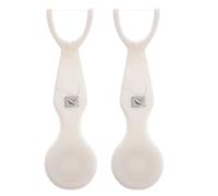 Vaguelly Lot de 2 porte-fils dentaires : manche en forme de Y, rechargeable, en plastique, pour une hygiène bucco-dentaire quotidienne à la maison ou au bureau.