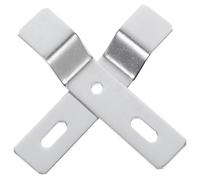 Vaguelly Lot de 2 Set de Supports D'urinoir en Métal Robuste, Crochets Muraux Universels pour Accessoires de Salle de Bain, Fixation Murale Vis D'expansion, Accessoire D'urinoir Polyvalent