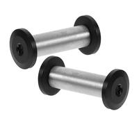 Vaguelly Lot de 2 Vis à Rivet en Acier Inoxydable 5 Mm, Fixation Réglable pour Manche de Couteau, Loquet de Verrouillage Étoile, Accessoires de Bricolage pour Couteaux Cuisine et Jardinage