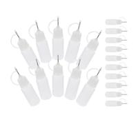 Vaguelly Lot De 20 Flacons Souples De Colle 10 Ml Aiguilles Pour Dosage Précis, Bouteilles Applicatrices Diy Légères Et Portables, Adaptées Aux Loisirs Créatifs Et Bricolage
