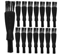 Vaguelly Lot De 20 Petites Brosses De Nettoyage Doubles Têtes En Plastique Pour Rasoirs Électriques Et Tondeuses, Compactes Et Polyvalentes, Pour Hommes, Entretien Précis à Domicile Voyage