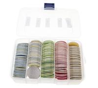 Vaguelly Lot De 200 Disques De Ponçage Pour À Pieds Tampons De Rechange Pour Perceuses À Pieds Papier De Verre Pour Ongles Disques De Ponçage Pour Perceuses Et Manucures