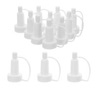 Vaguelly Lot De 200 Flacons Compte-Gouttes Embouts Compte-Gouttes Pipettes Ampoules Flacons De Laboratoire Embouts Compte-Gouttes Blancs