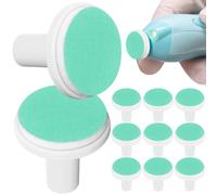 Vaguelly Lot De 24 Embouts De Remplacement Pour Lime à Ongles Électrique Bébé Taille Papier De Verre Doux Vert Sécurité Bébé 12 Mois Et Plus Entretien Des Ongles