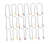 Vaguelly Lot de 24 Pinces à Bigoudis Chauffantes de Rechange 1,9 Cm 2,54 Cm 3,2 Cm Goupilles de Fixation pour Coiffure Boucles Femme Maison Salon