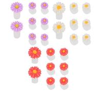 Vaguelly Lot de 24pcs Ecarteur Orteil en Silicone Réutilisable pour Pédicure Séparateur Orteils Souple et Coloré pour Nail Art et Protection