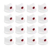 Vaguelly Lot de 25 Embouts de Buse de Rechange Blancs pour Aérosols Accessoires Universels Compatibles pour Peinture en Spray Équipement de Remplissage Précis et Solide pour Bricolage et