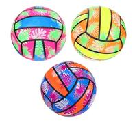 Vaguelly Lot De 3 Ballons De Beach-Volley Gonflables Colorés 8.7 Pouces pour Piscine Plage Jeux Extérieurs Enfants Et Adultes