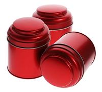 Vaguelly Lot de 3 Boîtes à Thé Hermétiques Rose Doré Récipients pour Bougies Parfumées Stockage de Thé Accessoires Cuisine Présents pour Amis pour Salon et Bureau