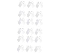 Vaguelly Lot De 3 Nœuds Pour Cheveux Élégants Faits À La Main En Ruban Blanc Pour Filles Robustes Pour Anniversaire Baby Shower Occasions Spéciales 60 Pièces X 3