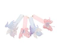 Vaguelly Lot De 4 Élastiques à Cheveux En Spirale Pour Adolescents, Taille Standard, Motifs Licorne Et, Cordon Téléphonique En Caoutchouc, Accessoires Mignons Pour Coiffures Quotidiennes