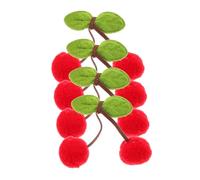 Vaguelly Lot De 4 Pinces à Cheveux Cerise Décoratives Pour Filles, Maintien Ferme Des Mèches Latérales, Style Kawaii, Accessoires Pour Cheveux D'adolescentes, Pour Coiffures Quotidiennes