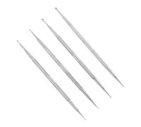 Vaguelly Lot De 4 Stylos Applicateurs De Strass Pour Nail Art, Double Embout, Acier Inoxydable, Usage Professionnel Et Débutant, Kit Manucure Femmes, Décoration Ongles Précise, Rangement Plastique