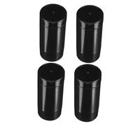 Vaguelly Lot De 4 Tubes Vides Pour Stick Déodorant 30g, Format Compact, Rechargeable Bas, Flacons De Voyage Polyvalents Pour Cosmétiques, Usage Personnel Et Voyage, Couleur Noire