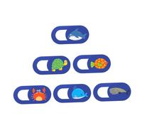 Vaguelly Lot De 6 Cache-Objectif Coulissants pour Trépied De Autocollants pour Écran Ordinateur Portable Abs Coloré