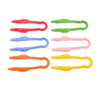 Vaguelly Lot De 6 Pinces À Épiler Pour Enfants Jouets D'Extérieur Pour Tout-Petits Pinces Pour Motricité Fine Pinces Pour Activités De Motricité Fine Préscolaires Bac Sensoriel