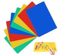 Vaguelly Lot De 8 Tapis De Découpe Colorés 11.81X7.87 Pouces pour Pâte Polymère avec Outils Inclus Idéal pour Activités Créatives Loisirs Et Modelage Enfants