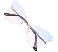 Vaguelly Lunettes de Soleil Mode de Papillon Vacances, Confortables et Élégantes, Accessoires pour Fête ou Conduite