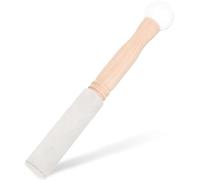 Vaguelly Maillet en Bois pour Bol Chantant Tibétain Tête en Cuir et Bande Élastique, Bâtonnet de Percussion Léger et Portable, Accessoire pour Contemplation et Thérapie Sonore