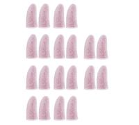 Vaguelly Manchons de Doigts de Jeu en Fibre de Carbone Rose, Design Élastique et Léger, Lot de 13 Paires, Accessoires pour Jouer aux Jeux Mobiles Couleur Aléatoire