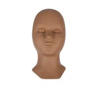 Vaguelly Mannequin Tête Pour Pratique Extension Cils Moule Entraînement Maquillage Tête De Formation Réaliste Outil Réutilisable Pour Apprentissage