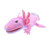 Vaguelly Marionnette à Main Axolotl Peluche avec Bouche Mobile Jouet pour Garçon Fille Ans pour Raconter des Histoires Et Jouer des Rôles