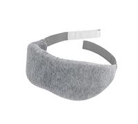 Vaguelly Masque de Sommeil Mémoire pour Yeux Cache Œil et Confortable pour Voyage la Maison Trajets Train Gris