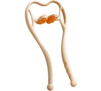 Vaguelly Masseur Cervical Portable Orange en Pp et Tpr pour Soulagement et Relaxation du Cou, Appareil de Massage Pratique pour Jambes et Cou à Domicile