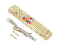 Vaguelly Mezouza Religieuse Métal avec Parchemin pour Porte Mezouza Décorative Juive Symbole De Paix Accessoire De Décoration Intérieure pour Famille Juive