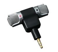 Vaguelly Microphone Mini Stéréo 3,5 Mm pour PC Portable Bruit et Prise Jack Plaquée Or de L, en Acier et Cuivre, Enregistrement Gauche-Droite