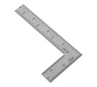 Vaguelly Mini Carré en Acier Inoxydable Règle D'angle Multifonctionnelle L-forme pour Assemblage de Meubles et Ingénierie, Outil Robuste et Précis