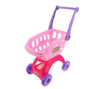 Vaguelly Mini Chariot de Courses Garçon Fille Rouge Jeu Imitation Supermarché avec Panier Léger et Détails Réalistes Trolley pour Développer Autonomie et Favoriser Le Jeu ou Groupe