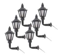 Vaguelly Mini Lampe Murale Européenne DIY pour Maison de Poupée Décoration de Modèle Applique Murale Miniature 6 Pièces Luminaire Artisanal