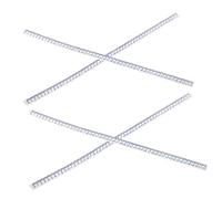 Vaguelly Mini Mètre Ruban Rétractable pour Maison De Poupée 4 Pièces Règle De Mesure Incurvée Ruban À Mesurer en Tissu Ensemble en Vrac pour La Couture