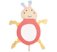 Vaguelly Miroir Arrière de Voiture en Peluche Forme Unique et Acrylique, Miroir Doux Peau, Dos la Route et Attirer L'attention