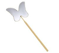 Vaguelly Miroir D'inspection Outils D'extension De Cils Extensions Miroir Extension De Cils Portable Miroir à Main Miroir Pour Extension De Cils Mariage Acier Inoxydable Golden
