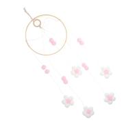 Vaguelly Mobile Suspendu Décoration Feutre pour Crèche Wind Chime Fleurs et Colorées Ambiance Chaleureuse pour Chambre Garçon Fille et Boutique de Vêtements Doux Apaisant