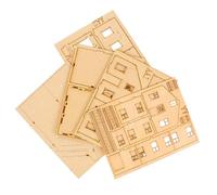 Vaguelly Modèle D'Assemblage en Bois Bâtiments Anciens Miniatures Jouets Miniature Kit De Construction Faller Kit De Construction Wargaming Walking Dead Kits De Modèles pour