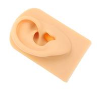 Vaguelly Modèle Oreille Silicone Modèle Entraînement Oreille Pédagogique Accessoire Affichage Auditif Parties Corps Humain