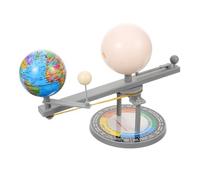 Vaguelly Modèle Soleil Terre Lune Aide Pédagogique Système Solaire Apprentissage des Sciences pour Les Enfants Projets Scientifiques pour Jouet Goûter Usage Étudiant Plastique Orbiteur