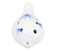 Vaguelly Ocarina Céramique pour Débutants et Tonalité Alto Do Instrument à Vent Portable Céramique Naturelle pour Activités Intérieur et Extérieur