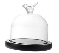 Vaguelly Ornement De Capot De Poussière pour Afficher Cloche Décoration Intérieure Petit Vases à Bourgeons Mariage Cloche en Verre Transparent Un Verre