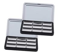 Vaguelly Palettes De Fards à Paupières Vides Et Boîtes à Blush, 2 Ensembles Magnétiques, Pour Stockage Cosmétique Et Création De Palettes Personnalisées