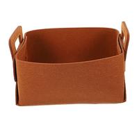 Vaguelly Panier à linge en feutre panier en osier sale rotin Tissé panier linge paniers à linge panière à linge feutrine organisateur de blanchisserie Grand panier à linge polyester Brown