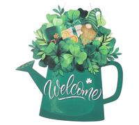 Vaguelly Panneau De Porte à Suspendre pour Saint-Patrick Accroche-Porte De Bienvenue Irlandais Décoration Entrée