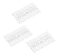 Vaguelly Panneau De Sécurité 3 Pièces avec Alarme Anti-Brise-Vitre Couvercle De Commutateur d'urgence Détecteur De Bris De Verre Transparent