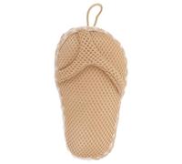 Vaguelly pantoufles de gommage portable portative accessoire de salle de bain gommage corps exfoliant frotter épurateur de pour adultes sableuse de fil de soie