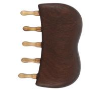 Vaguelly Peigne De Massage Cuir Chevelu Pour Hommes Masseur De Tête En Bois Peigne De Voyage Pour Femmes Outil De Grattage Tête Pour Cheveux