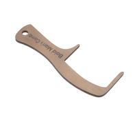 Vaguelly Peigne en Bois sans Dents pour Homme Chauve Brosse de Toilettage Amusante et Accessoire de Farce Outil Ergonomique Anti-Irritation du Cuir Chevelu Présent Saint-Valentin